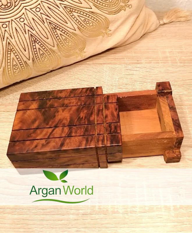 Logica Spiele Geheimbox Ganymed - Knobelspiel Aus Holz