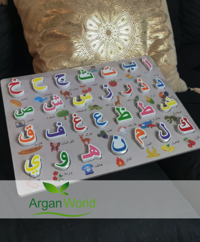Arabische Steckbuchstaben Holz Puzzle Mit Bilder