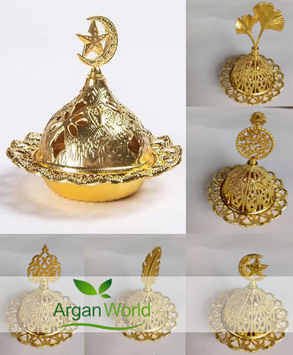 Räuchergefäß Gold Klein